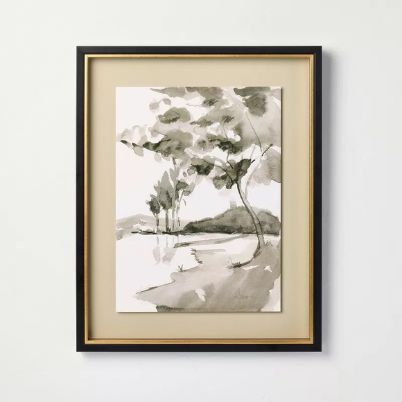 Hearth & Hand Other - 16"x20" Washed Landscape Framed Wall Art - Hearth & Hand™ with Magnolia